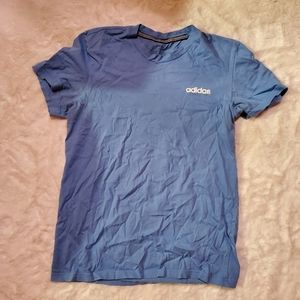 Blue adidas short sleeve tee